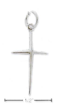 
Sterling Silver Small Dainty Cross Charm
