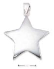 
Sterling Silver Large Shining Star Charm
