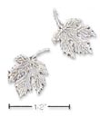 
Sterling Silver Maple Leaf Post Earrings
