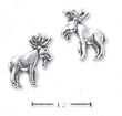
Sterling Silver Moose Mini-Post Earrings

