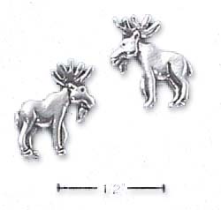 
Sterling Silver Moose Mini Children-Post Earrings
