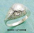 
Sterling Silver Large Engraved Dome Ring
