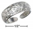 
Sterling Silver Scroll Designer Toe Ring
