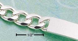 
Sterling Silver 7 Inch Curb Id Bracelet
