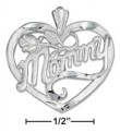 
Sterling Silver DC Mommy In Heart Charm
