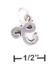 
Sterling Silver Letter C Scrolled Charm
