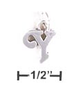 
Sterling Silver Letter Y Scrolled Charm
