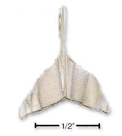
Sterling Silver Large Whale Fluke Charm
