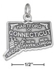 
Sterling Silver Connecticut State Charm
