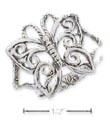 
Sterling Silver Antiqued Butterfly Ring
