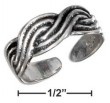 
Sterling Silver Woven Antiqued Toe Ring
