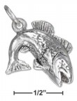 
Sterling Silver Large Mouth Bass Charm
