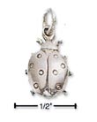 
Sterling Silver Antiqued Ladybug Charm
