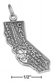 
Sterling Silver California State Charm
