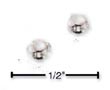 
Sterling Silver 4mm Ball Post Earrings
