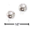 
Sterling Silver 5mm Ball Post Earrings
