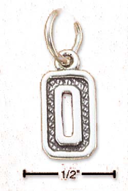 
Sterling Silver Jersey Number 0 Charm
