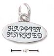 
Sterling Silver Happily Married Charm
