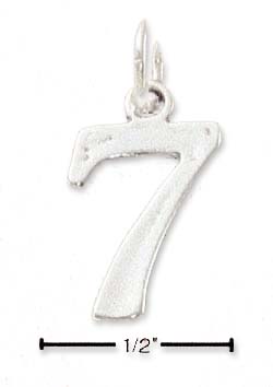 
Sterling Silver Number Number 7 Charm
