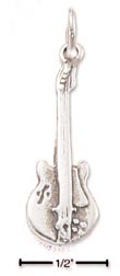 
Sterling Silver Electric Guitar Charm
