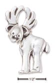 
Sterling Silver Whimsical Moose Charm
