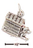 
Sterling Silver Dog In Doghouse Charm
