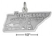 
Sterling Silver Tennessee State Charm
