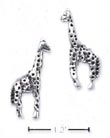 
Sterling Silver Giraffe Post Earrings
