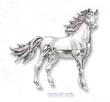 
Sterling Silver Standing Stallion Pin
