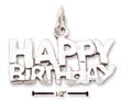 
Sterling Silver Happy Birthday Charm
