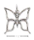 
Sterling Silver Open Butterfly Charm

