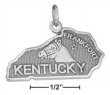 
Sterling Silver Kentucky State Charm
