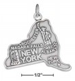 
Sterling Silver New York State Charm
