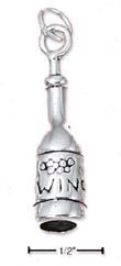 
Sterling Silver Bottle Of Wine Charm
