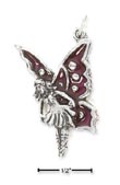 
Sterling Silver Enameled Fairy Charm
