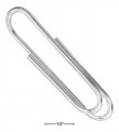 
Sterling Silver Paperclip Money Clip
