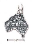 
Sterling Silver Australia Map Charm
