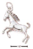 
Sterling Silver Running Horse Charm
