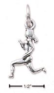 
Sterling Silver Woman Runner Charm
