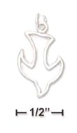 
Sterling Silver Dove Outline Charm
