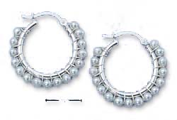 
Sterling Silver Tube Hoop Earrings

