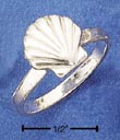 
Sterling Silver Scallop Shell Ring
