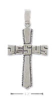
Sterling Silver Jesus Cross Charm
