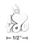 
Sterling Silver I Heart You Charm
