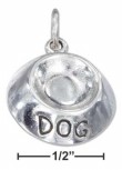 
Sterling Silver 3d Dog Bowl Charm
