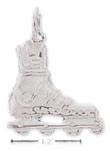 
Sterling Silver Rollerblade Charm
