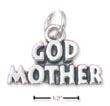 
Sterling Silver God Mother Charm
