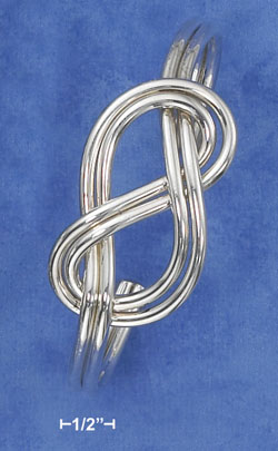 
Sterling Silver Double Knot Cuff

