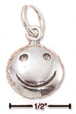 
Sterling Silver Happy Face Charm
