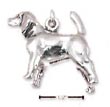 
Sterling Silver 3-D Beagle Charm
